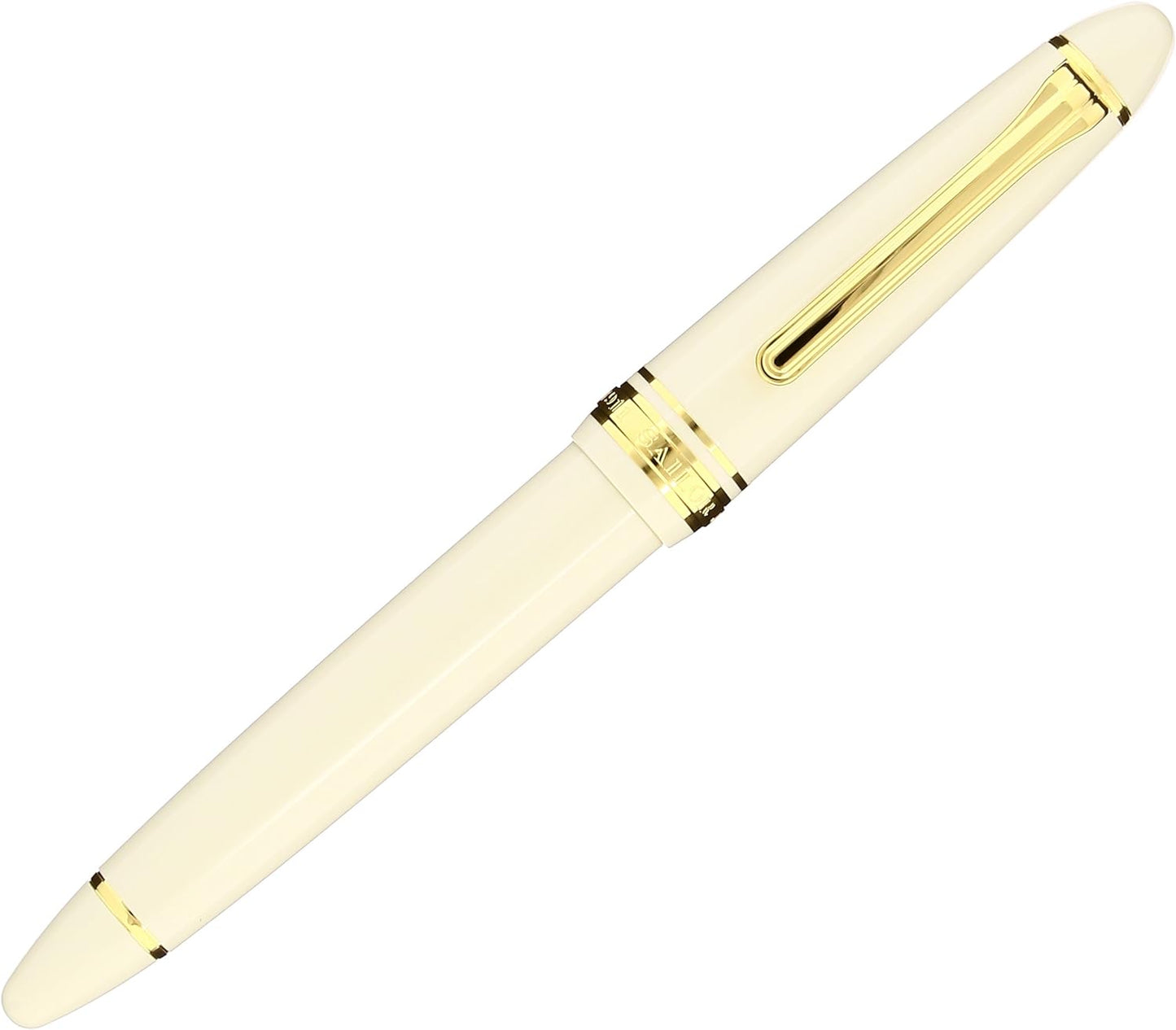 Sailor 1911S Ivory w/ Gold Fountain Pen 14k Gold Fine Nib