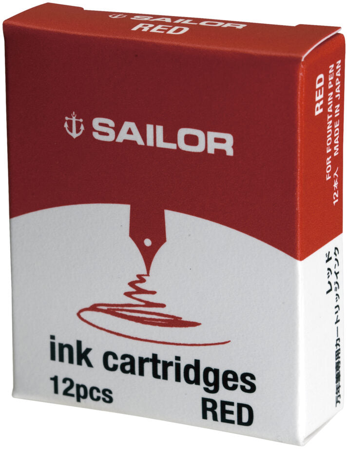 Sailor Dye Ink Cartridges 12 pk