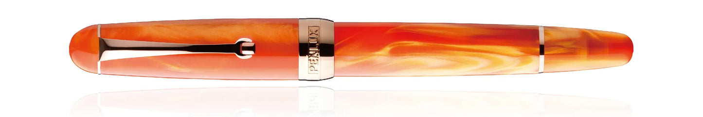 Penlux Masterpiece Delgado Tangerine Fountain Pen