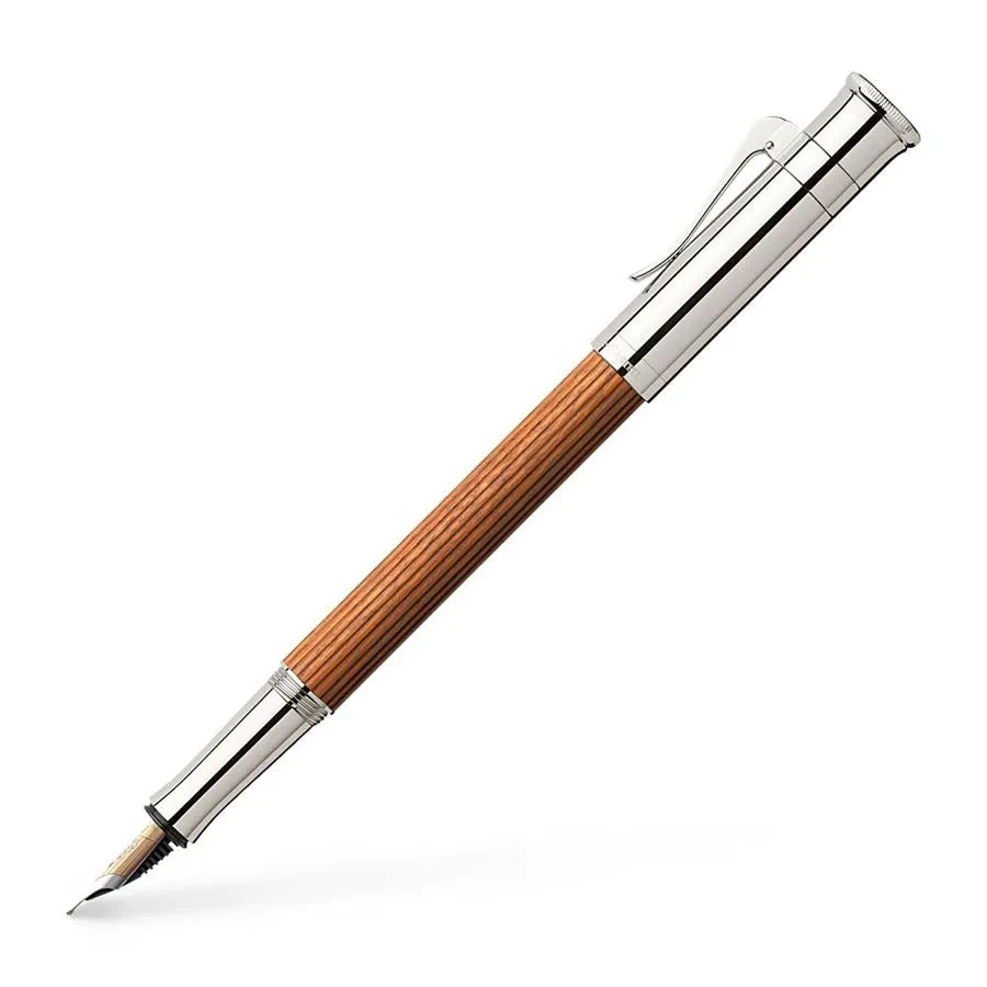 Graf Von Faber Classic Pernambuco Wood Fountain Pen Medium Nib