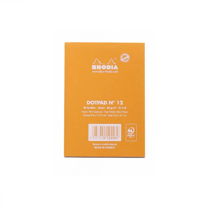 Rhodia Classic Notepad N°12 3.5 x 4.75