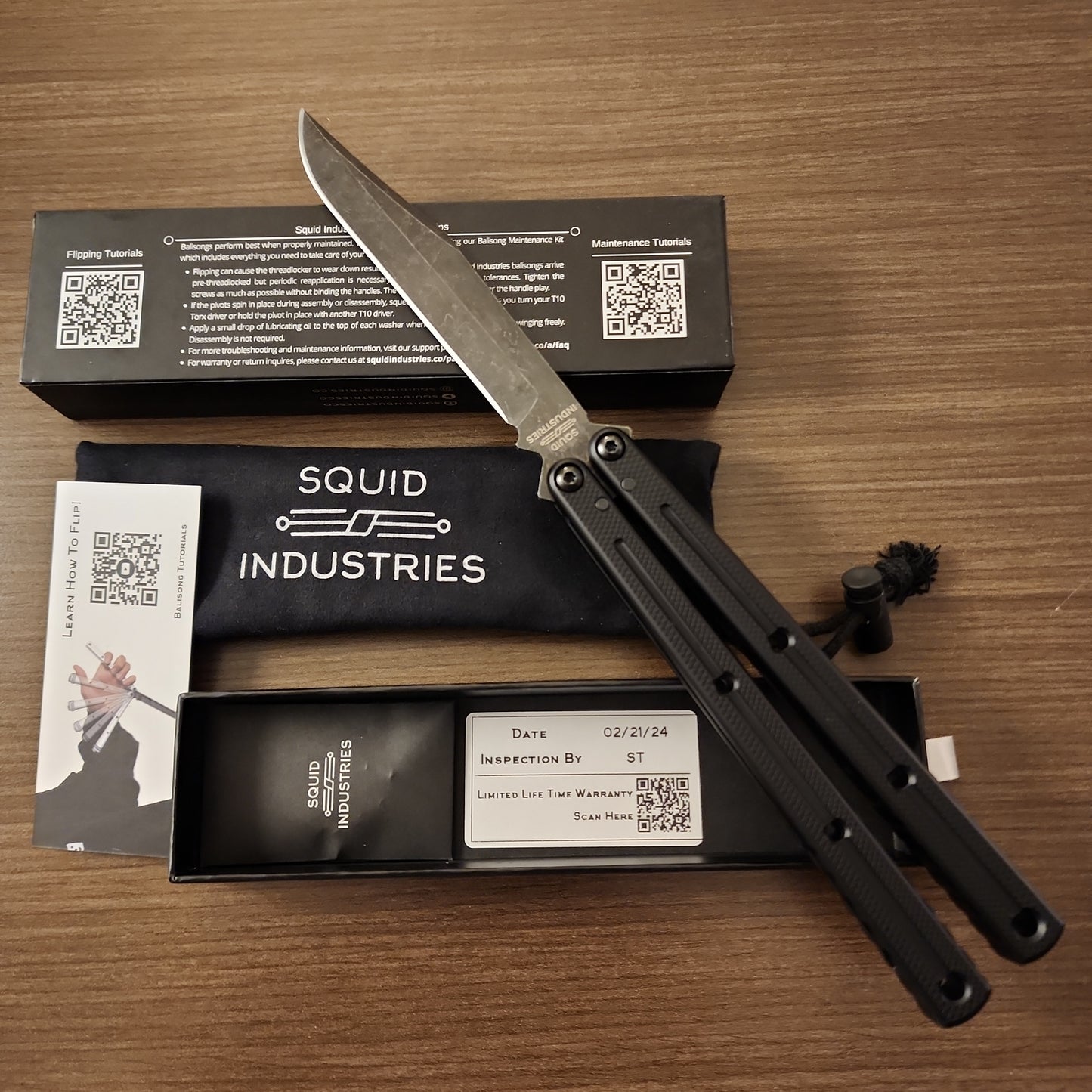 Squid Industries Krake Raken Matte Black Acid Washed Bowie #4 of 10 IN STORE ONLY