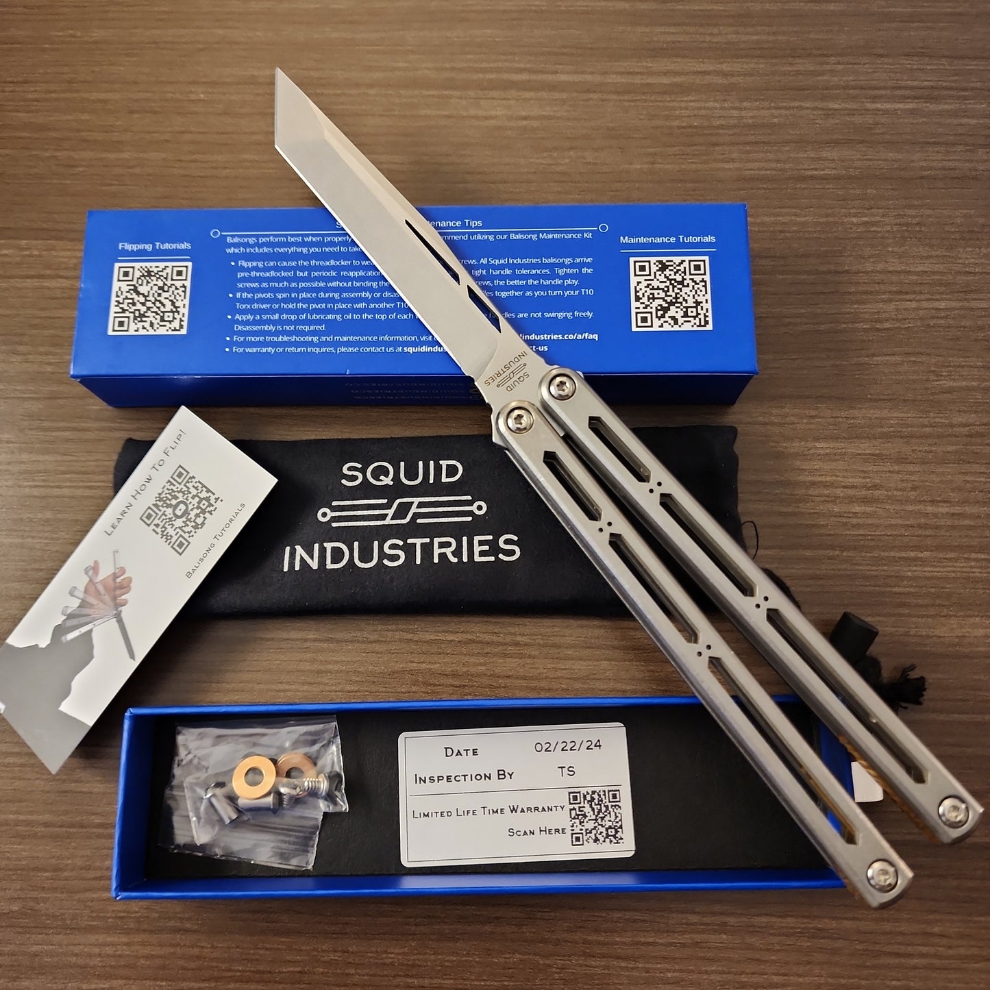 Squid Industries Balisong Hydro First Production #21 of 400 IN STORE ONLY