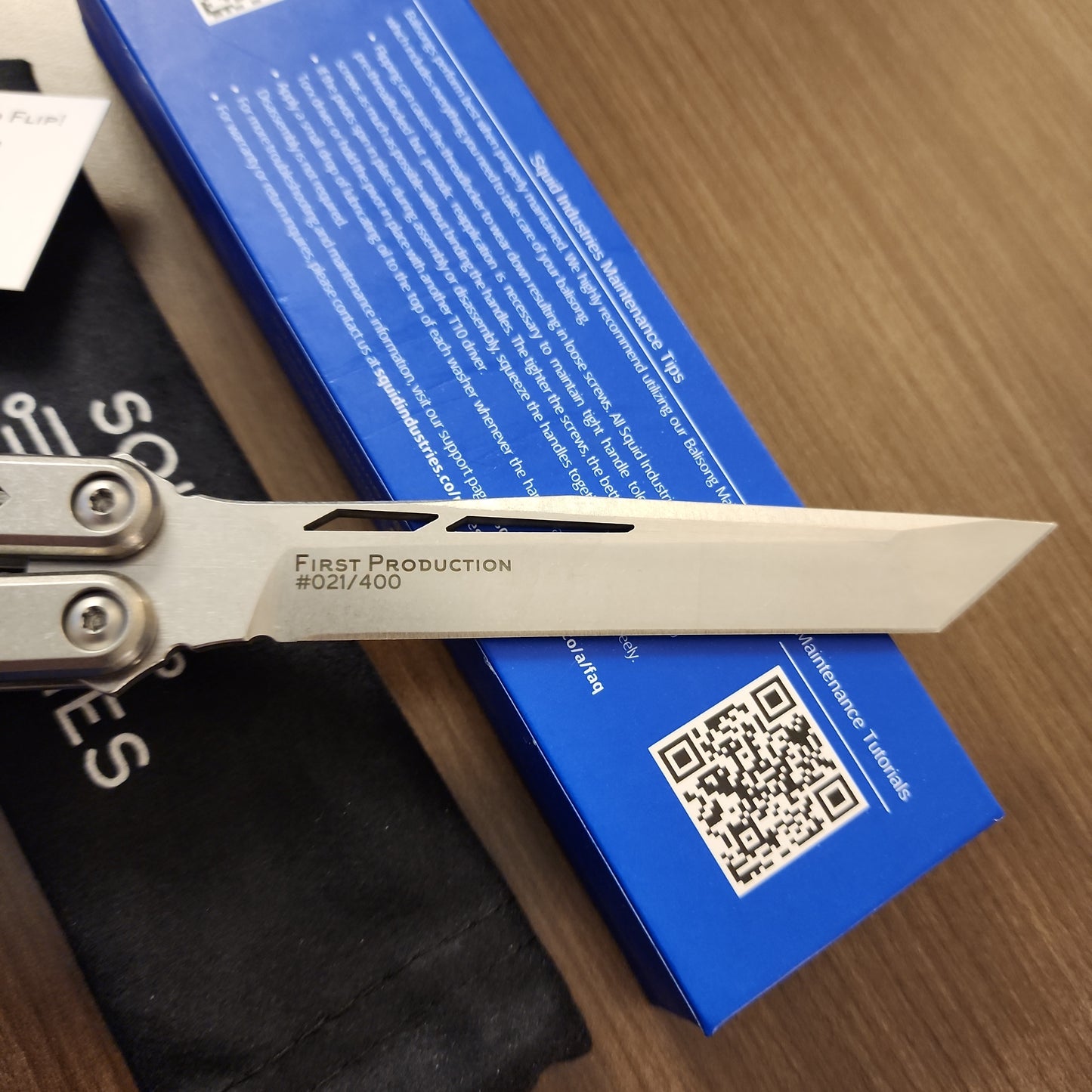 Squid Industries Balisong Hydro First Production #21 of 400 IN STORE ONLY