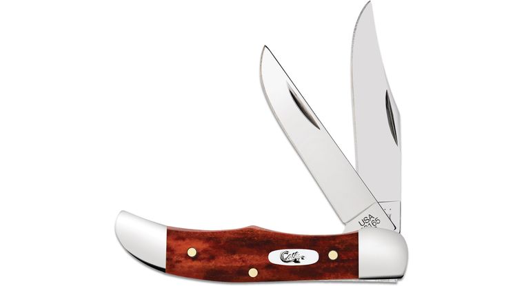 Case Knives Smooth Chestnut Bone Pocket Hunter Slip Joint Knife