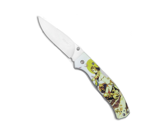 Boker Titan Frazetta Ghoul Queen Backlock Folding Knife