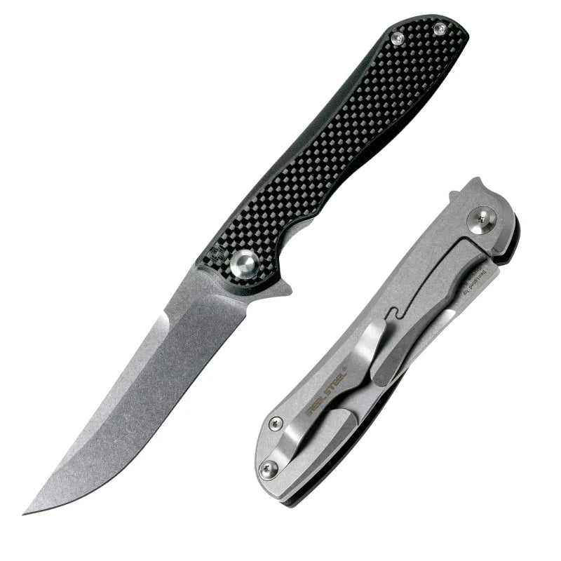 Real Steel Megalodon Revival Carbon Fiber Folding Knife