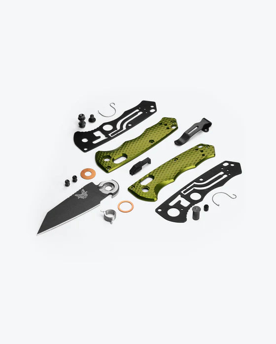 Benchmade Partial Immunity Woodland Green Auto Folding Knife