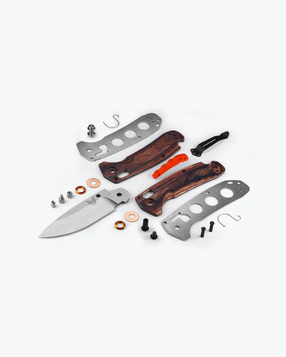 Benchmade North Fork Stabilized Wood Drop Point Folding Knife