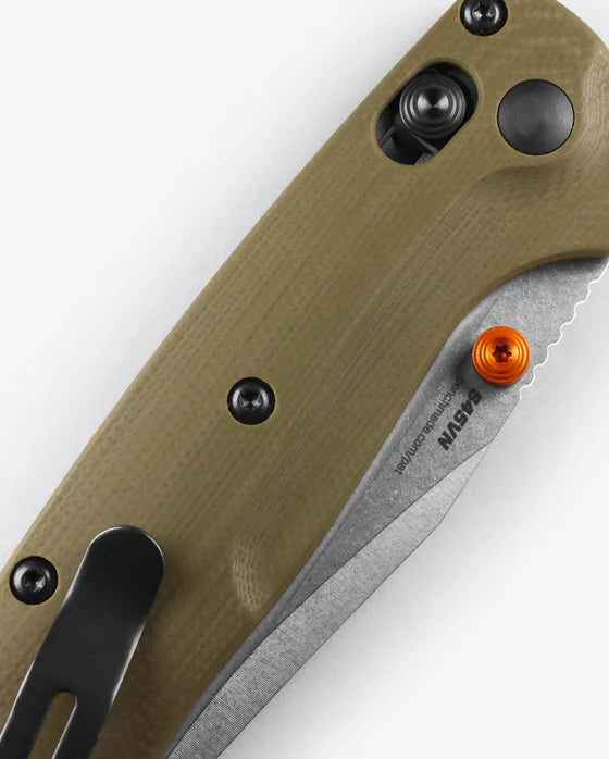 Benchmade Mini Tagged Out OD Green Folding Knife
