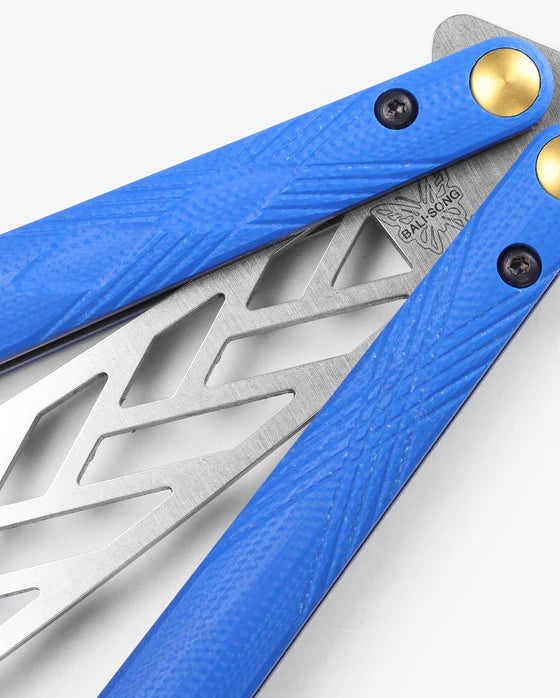Benchmade Necron Blue G10 Balisong Trainer