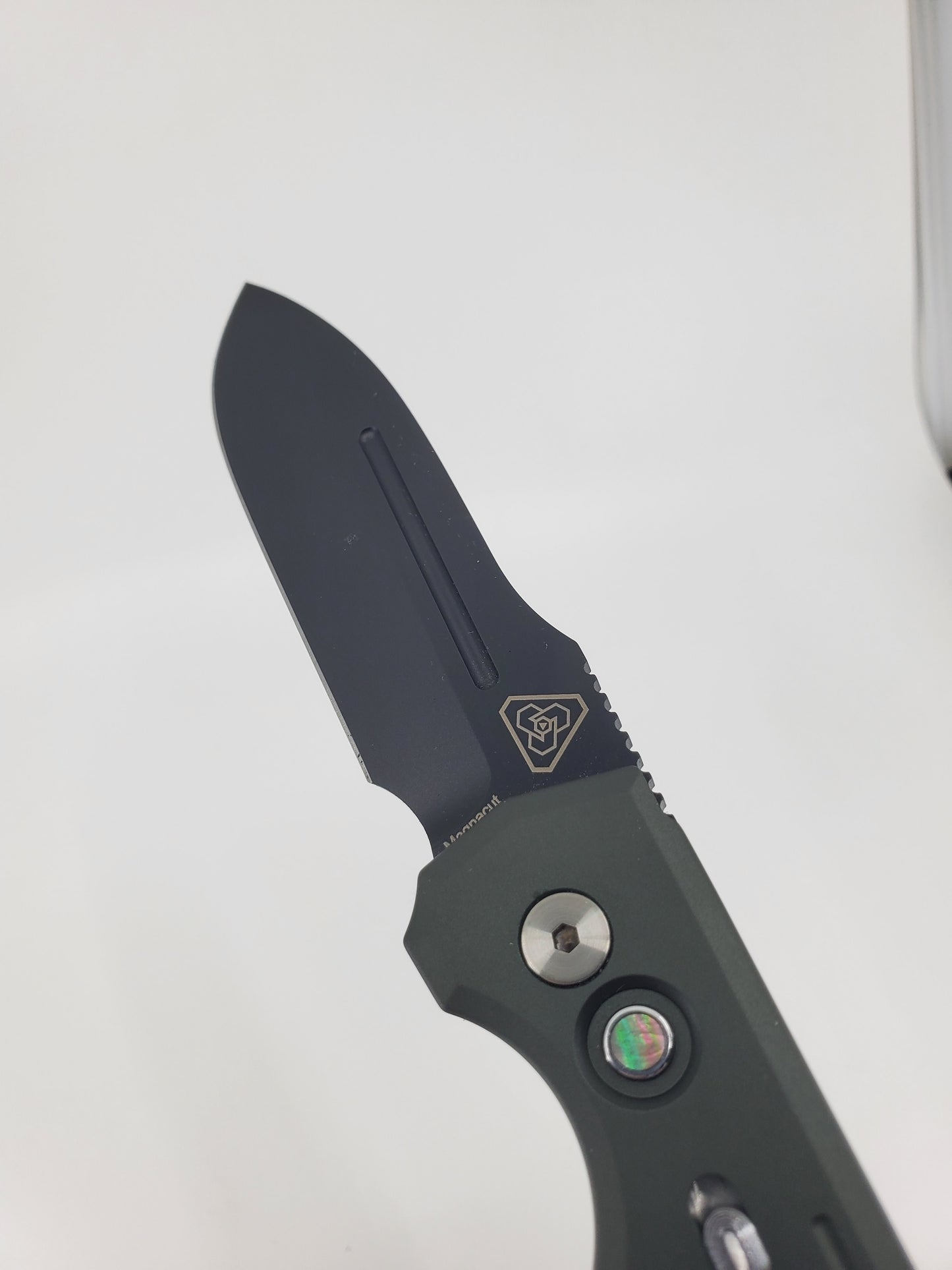 Protech Blade West 2024 Green PDW Invictus Auto Folding Knife