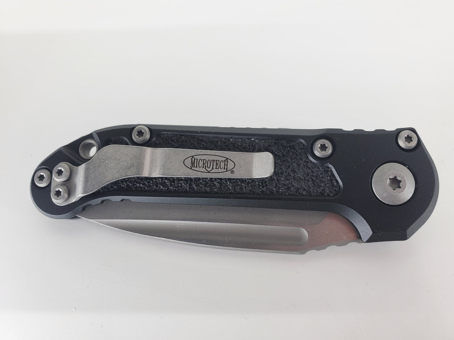 Microtech L.U.D.T S/E Gen III Apocalyptic Partial Serrated Auto Folding Knife