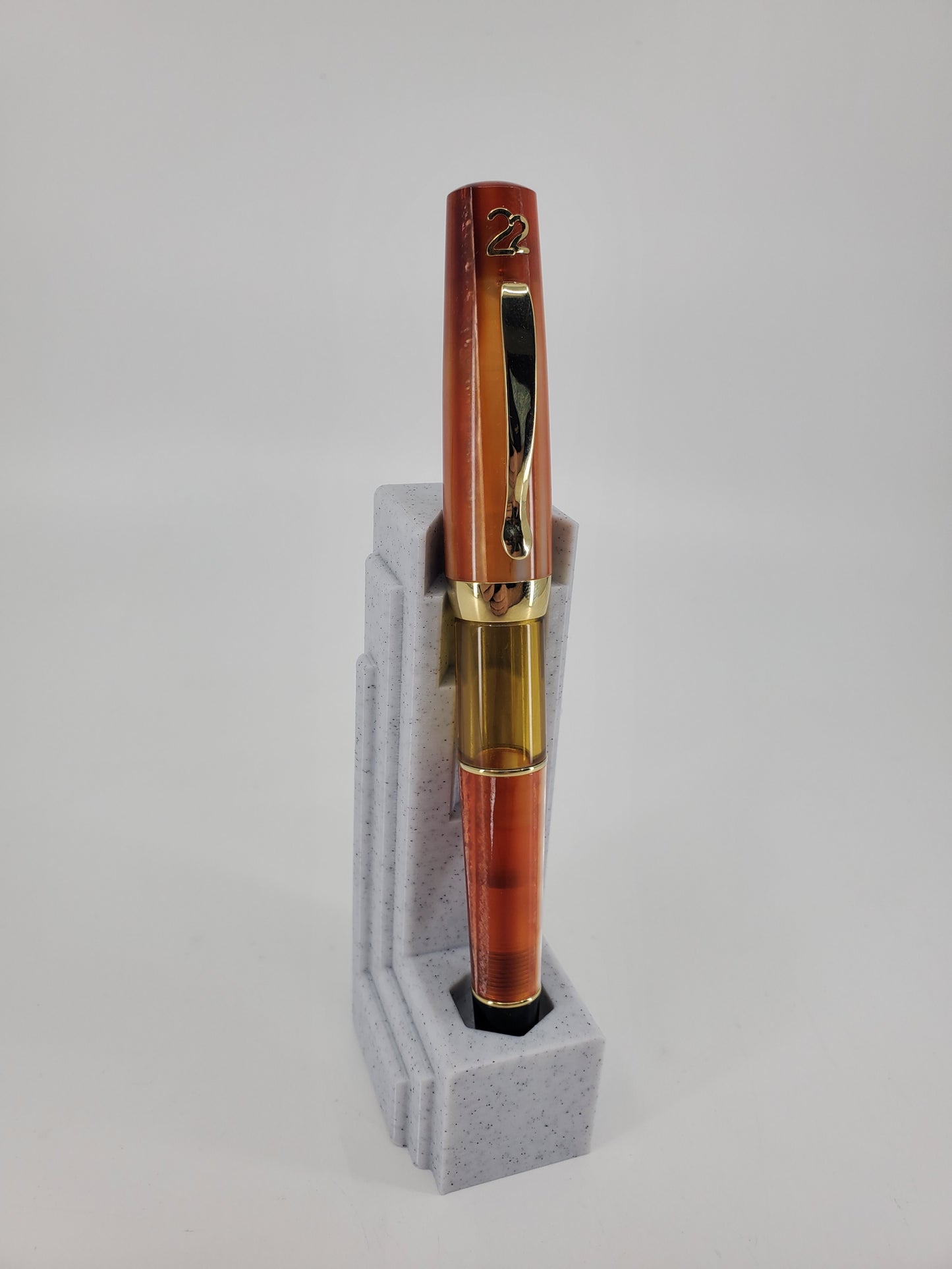 Stipula Ventidue Cognac Gel Rollerball Pen