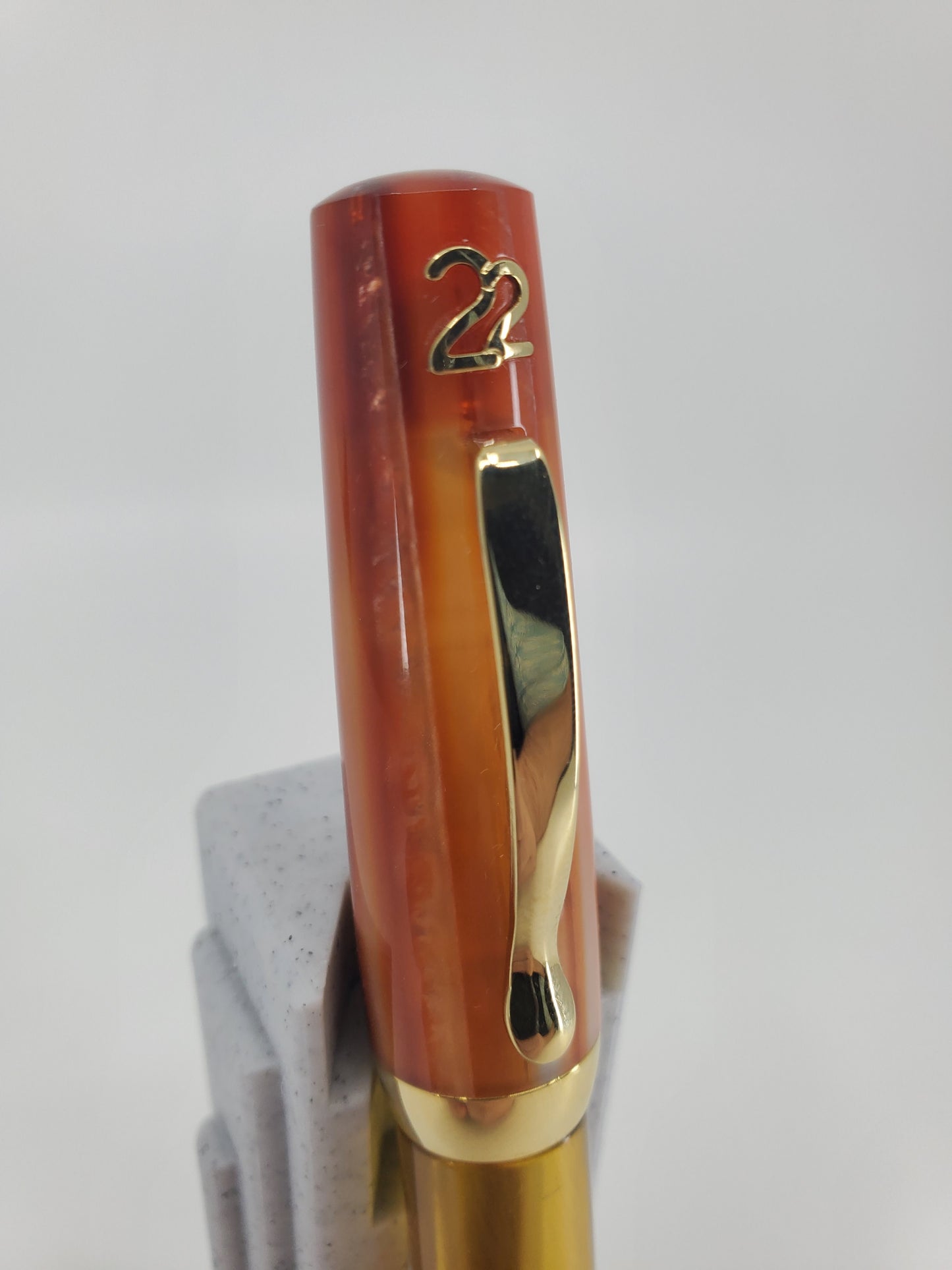 Stipula Ventidue Cognac Gel Rollerball Pen