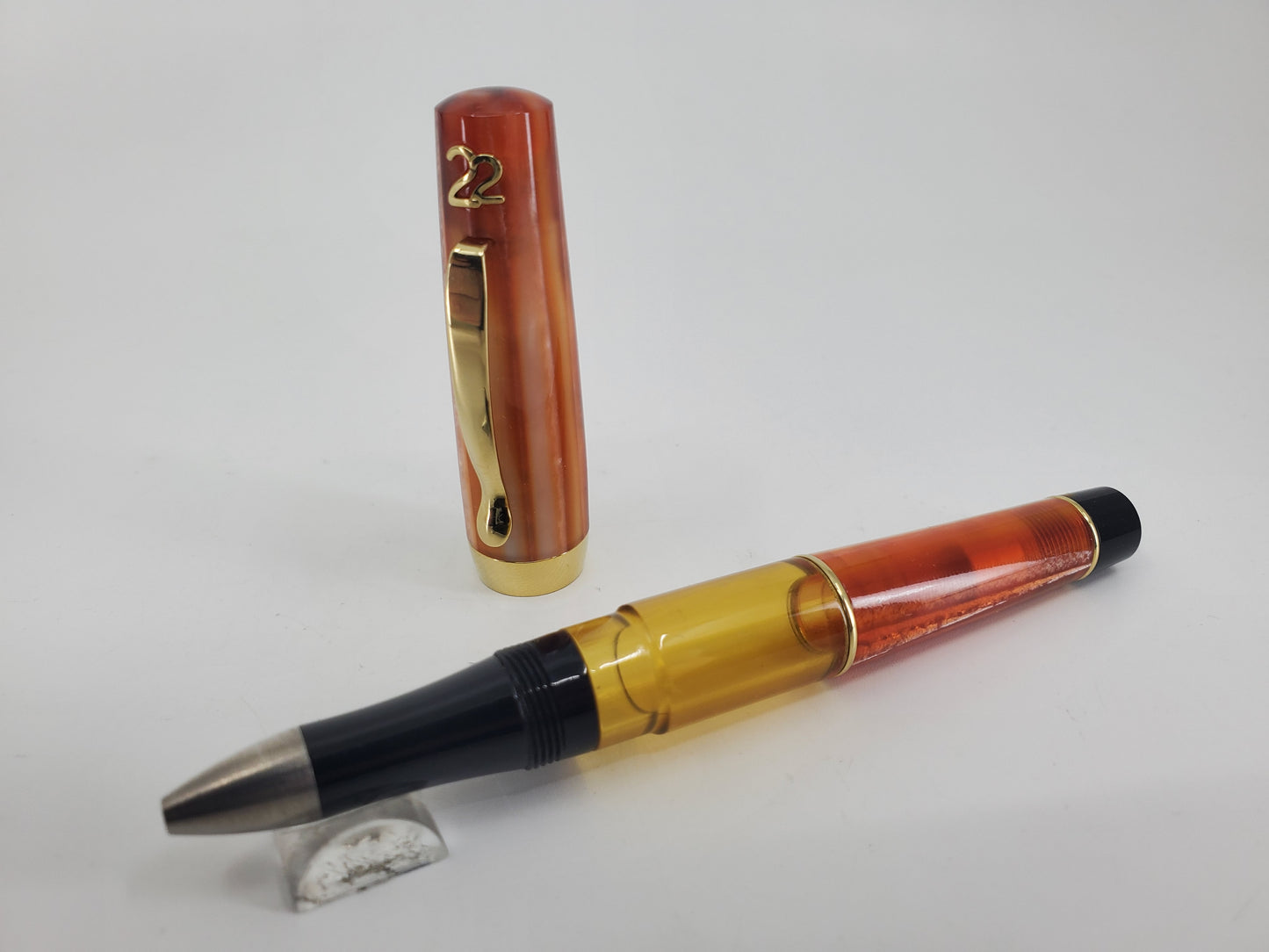 Stipula Ventidue Cognac Gel Rollerball Pen