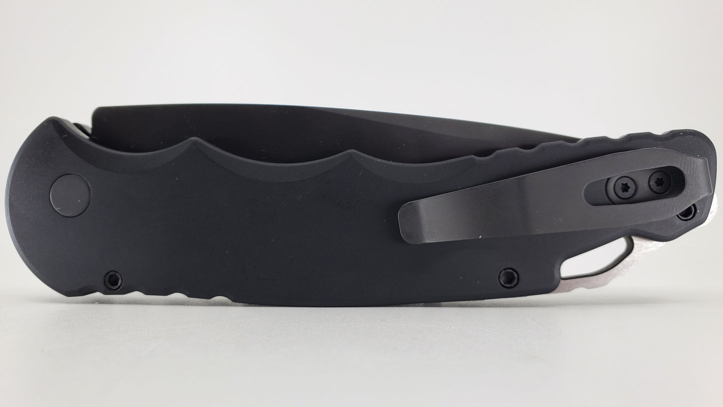 Protech Tactical Response 4 Black w/ Black DLC Magnacut Blade Buttonlock Auto Folder w/ Safety