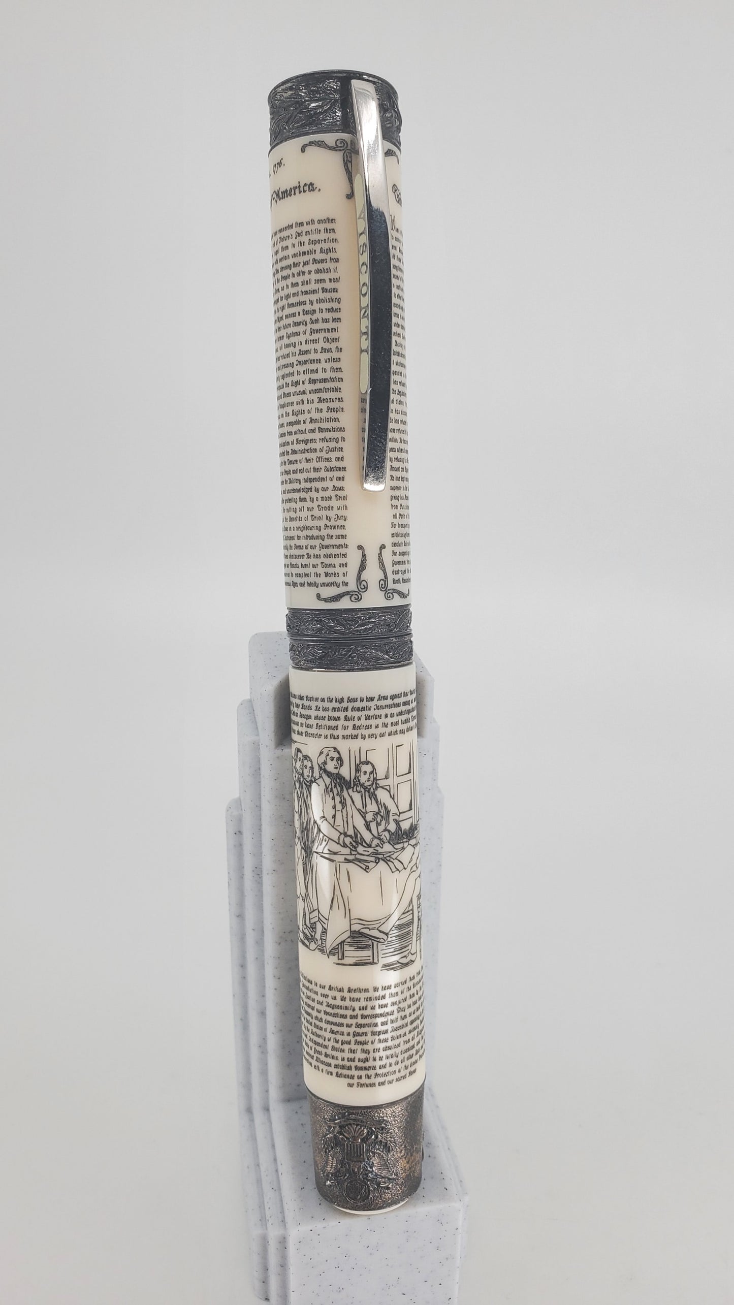 Visconti Declaration of Independence Fountain Pen 24k Gold 1.3 Nib