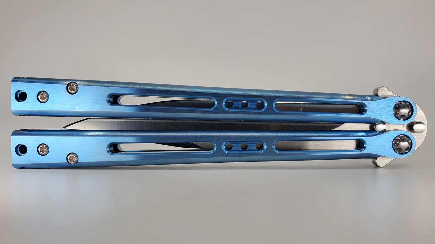 Hom Design Tempest Midtech Titanium Balisong