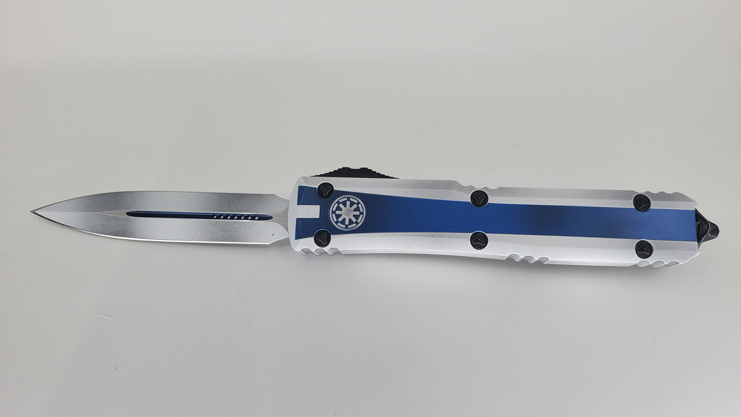 Microtech Ultratech D/E White Clone Trooper Out the Front Knife