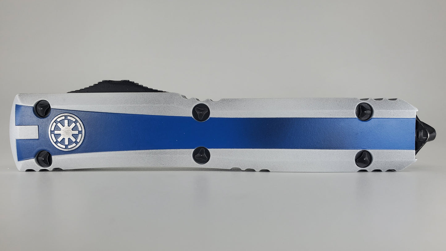 Microtech Ultratech D/E White Clone Trooper Out the Front Knife