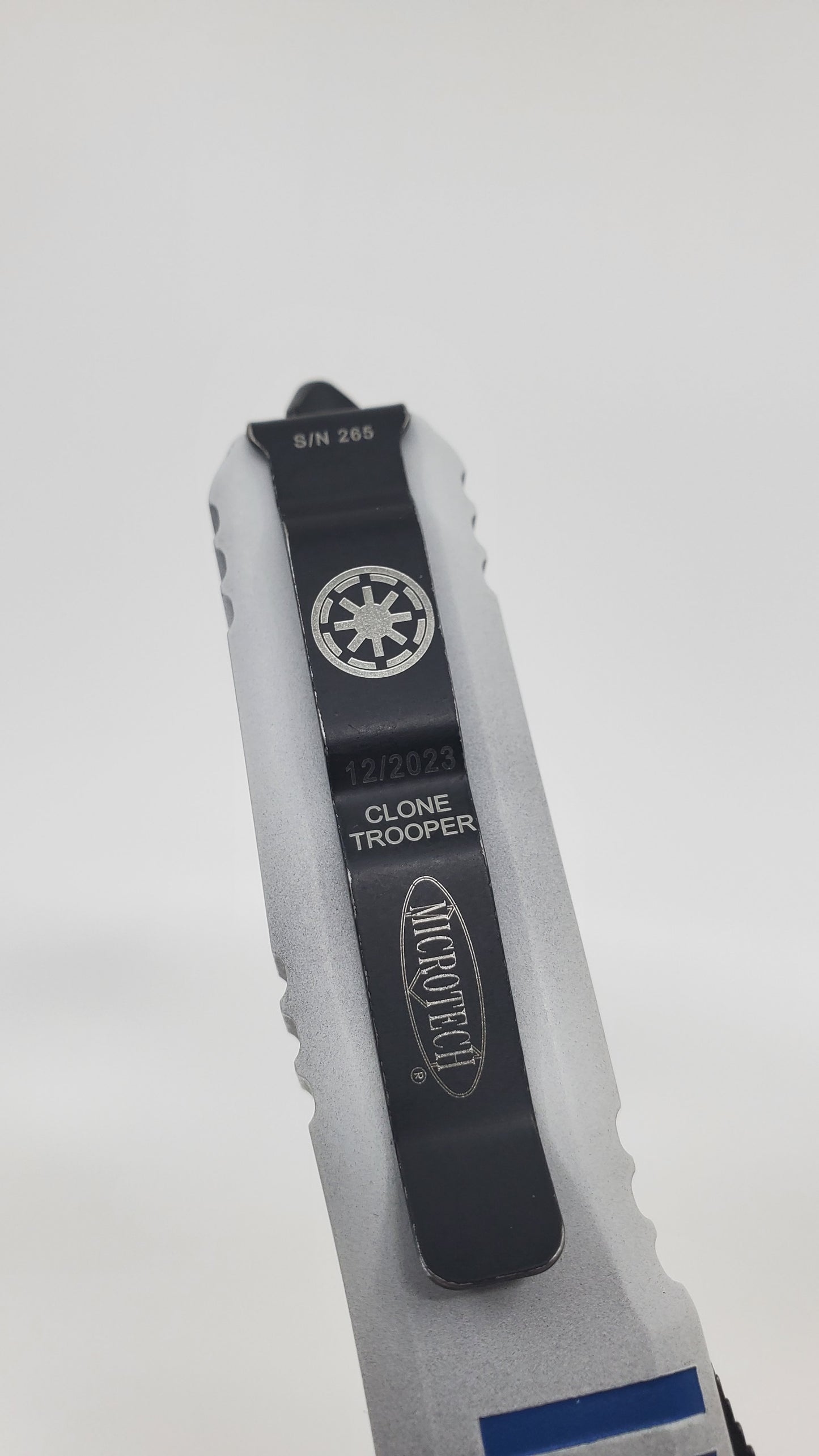 Microtech Ultratech D/E White Clone Trooper Out the Front Knife