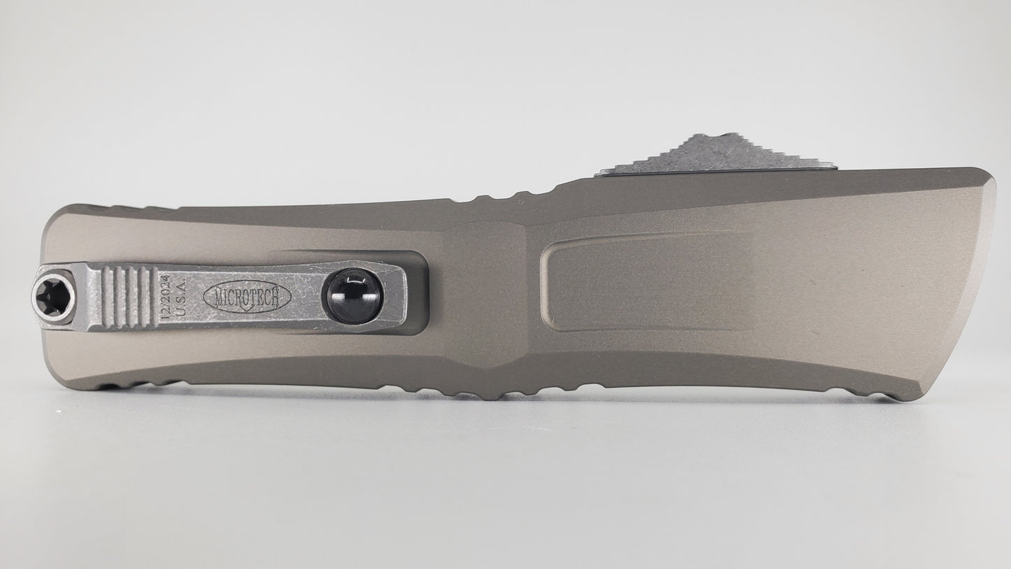 Microtech Combat Troodon S/E Gen III Natural Clear Apocalyptic Out the Front Knife