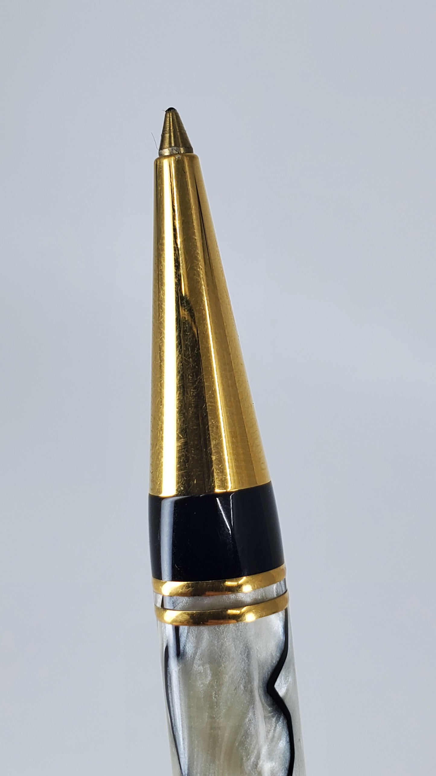 *Consignment* Parker Duofold Black & Pearl Ballpoint Pen