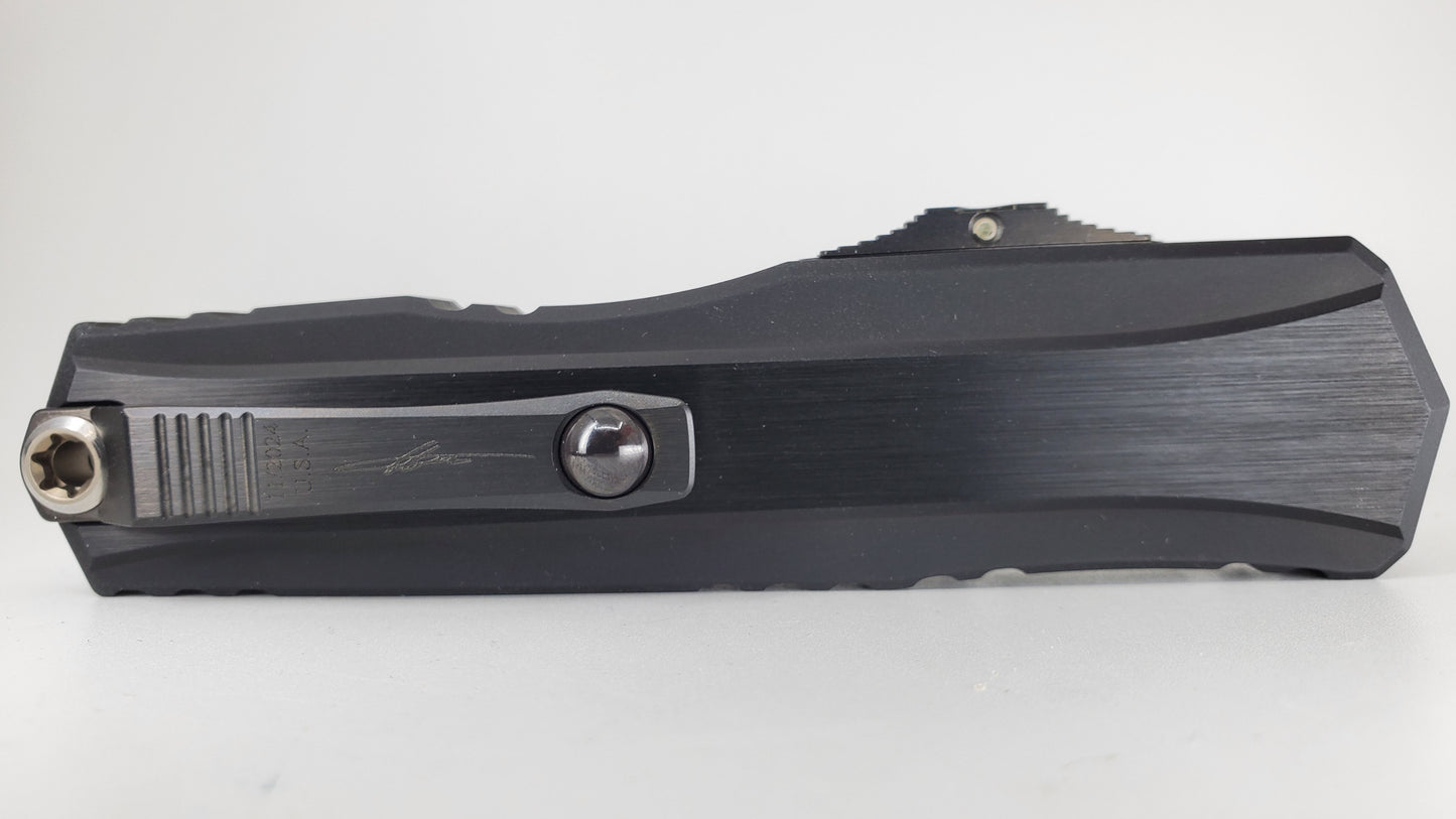 Microtech Cypher II D/E Marfione Select Baker Forge Coppermai Damascus Out the Front Knife