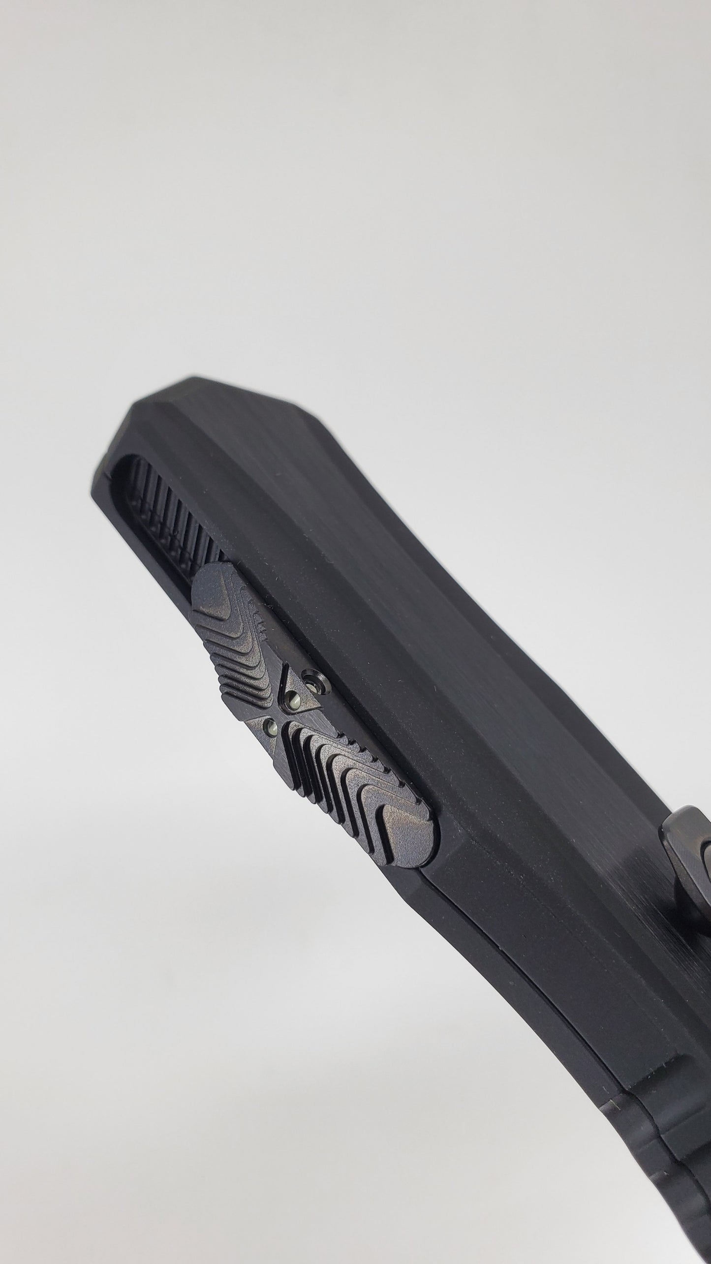 Microtech Cypher II D/E Marfione Select Baker Forge Coppermai Damascus Out the Front Knife