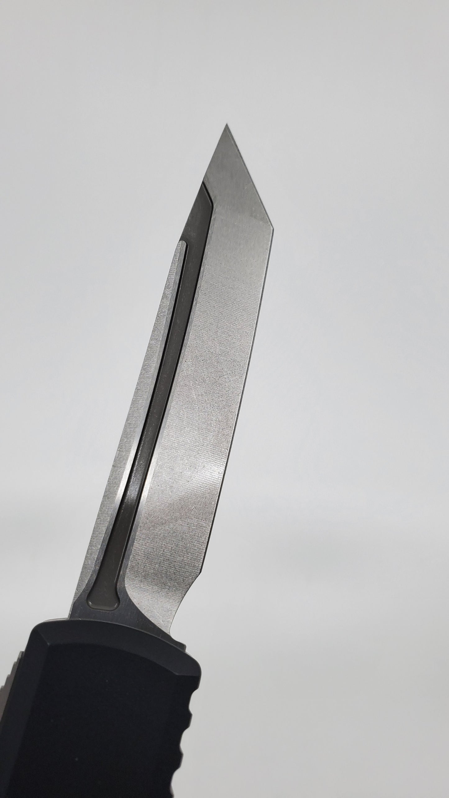 Microtech Ultratech ZBT T/E Black Stonewash Standard Out the Front Knife