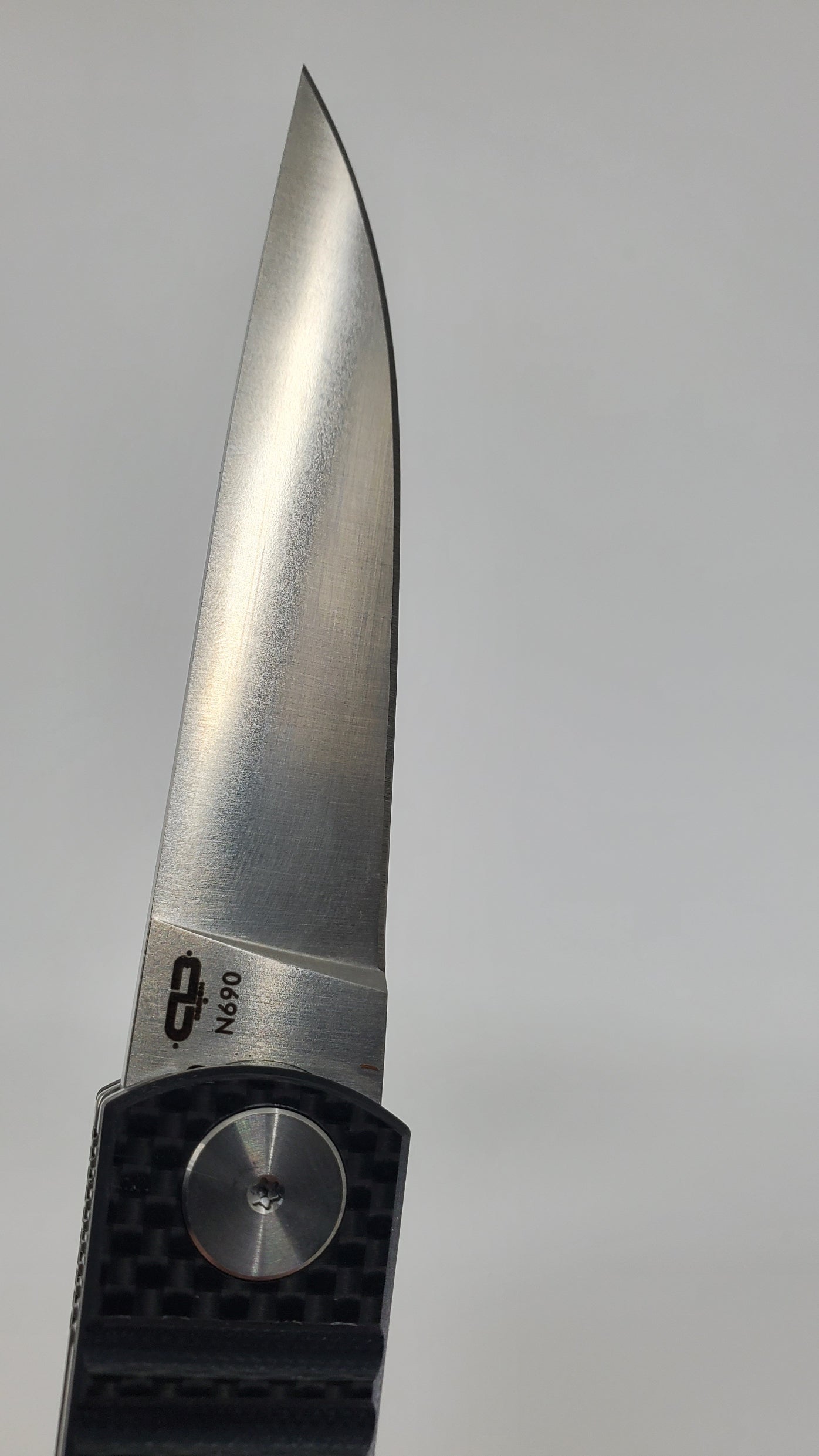 Real Steel Ippon Carbon Fiber Liner Lock Folding Knife