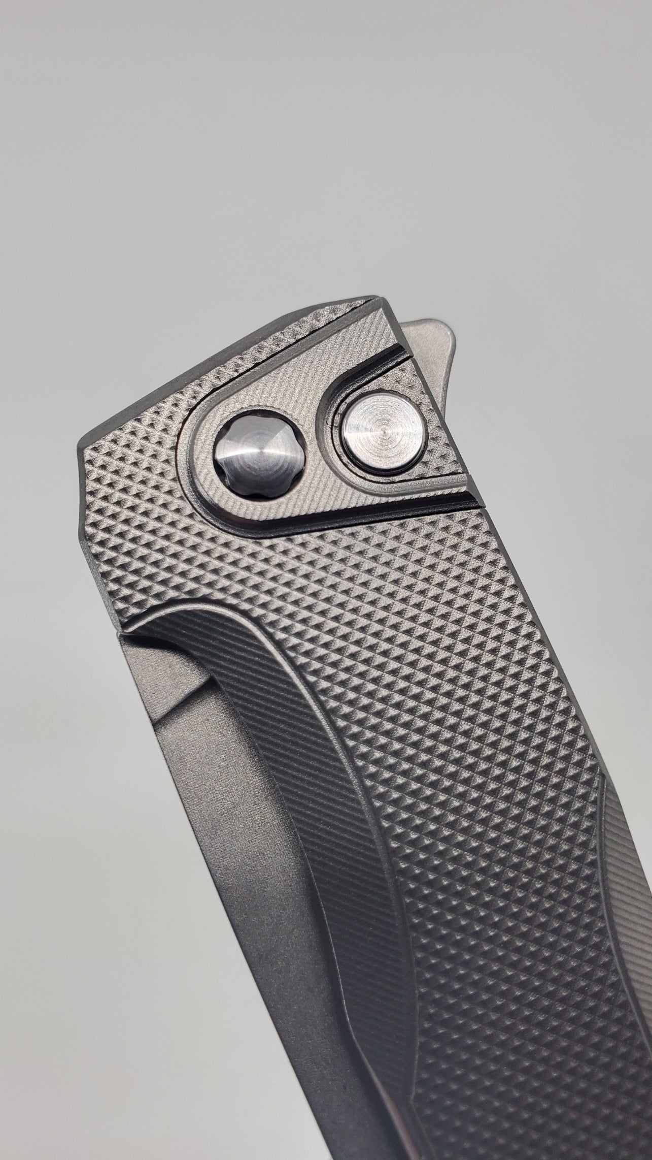 MachineWise Sonora Raw 922 (CPM 20CV | Ti Bolster | Diamonds Handle) Buttonlock Folding Knife *BLEM*