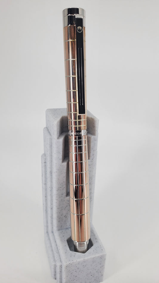 *Consignment* Waldmann Xetra Sterling Silver Fountain Pen Medium Nib