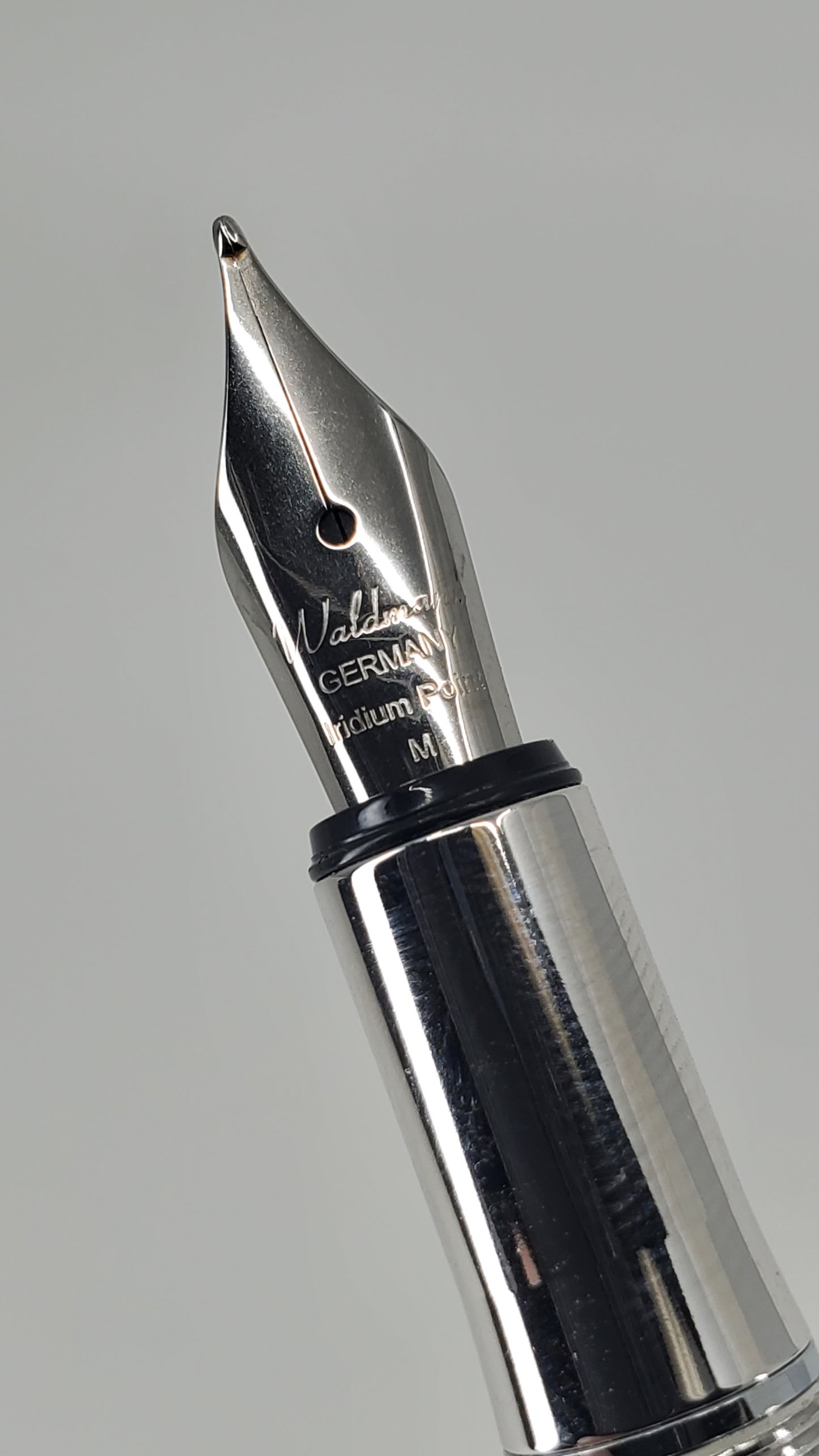 *Consignment* Waldmann Xetra Sterling Silver Fountain Pen Medium Nib