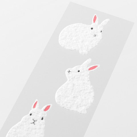 Midori Mini Letter Paper & Envelopes with Rabbit Stickers