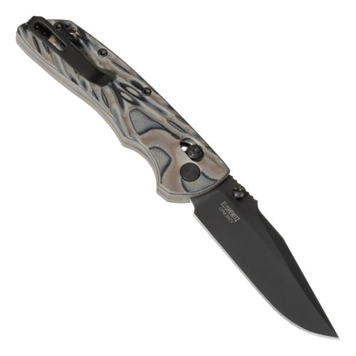 Hogue Deka Dark Earth G10 Handle Clip Point Black Folding Knife