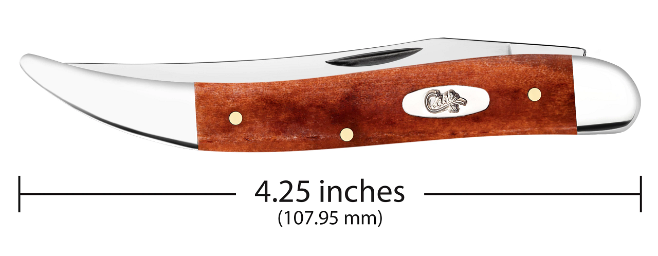 Case Knives Medium Toothpick Chestnut Bone Slip Joint Knife