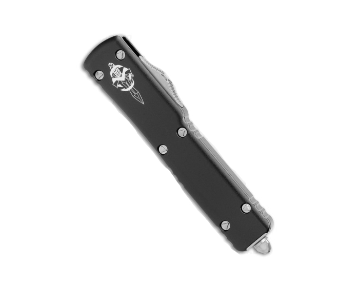 Microtech UTX-70 Hellhound Signature Series Stonewash Standard Out the Front Knife