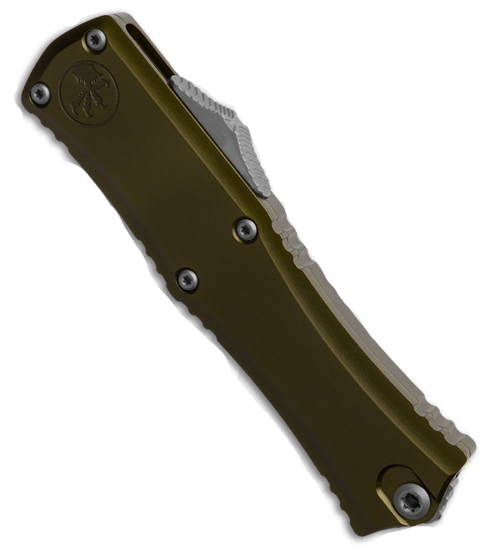 Microtech Hera II Mini Bayonet OD Green Apocalyptic Out the Front Knife