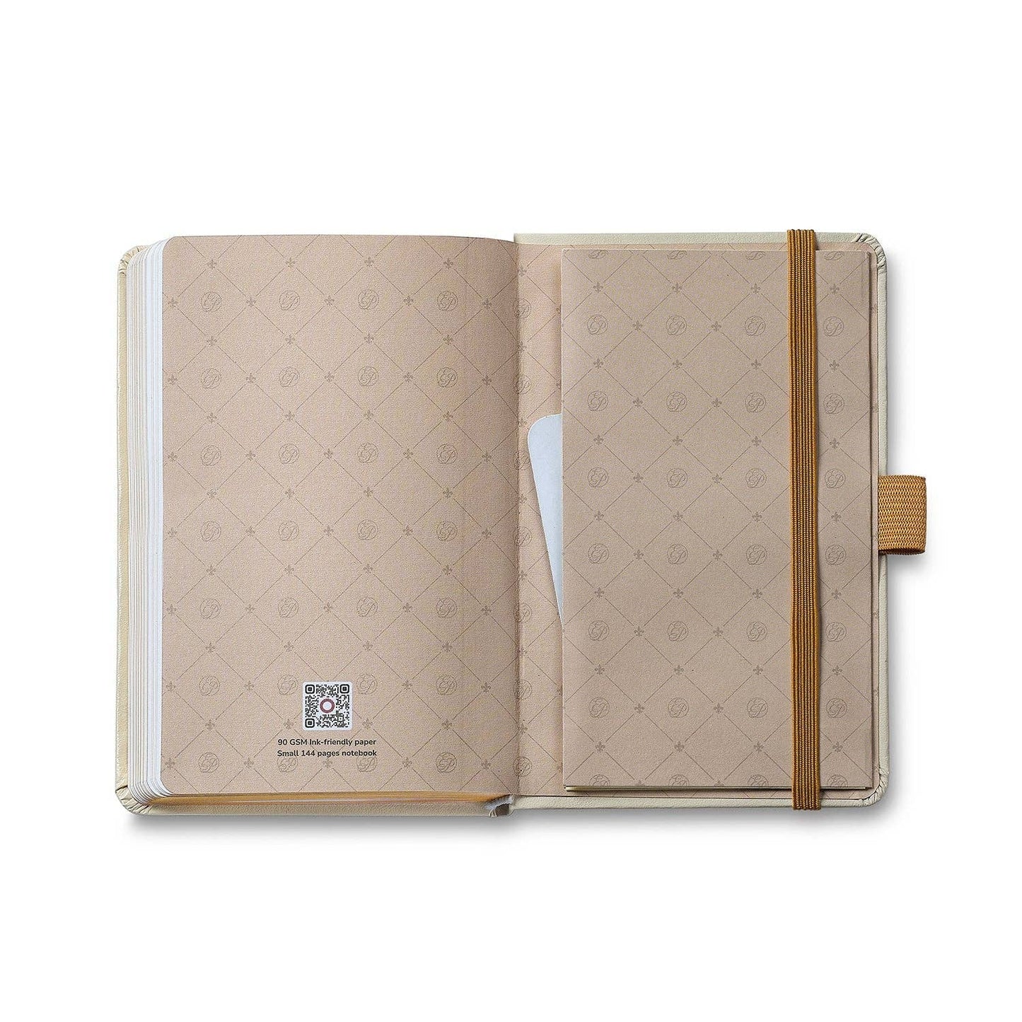 Sheaffer Emily in Paris Small Notebook 90 GSM Ink Friendly Paper with Embossed Eiffel Tower - Beige