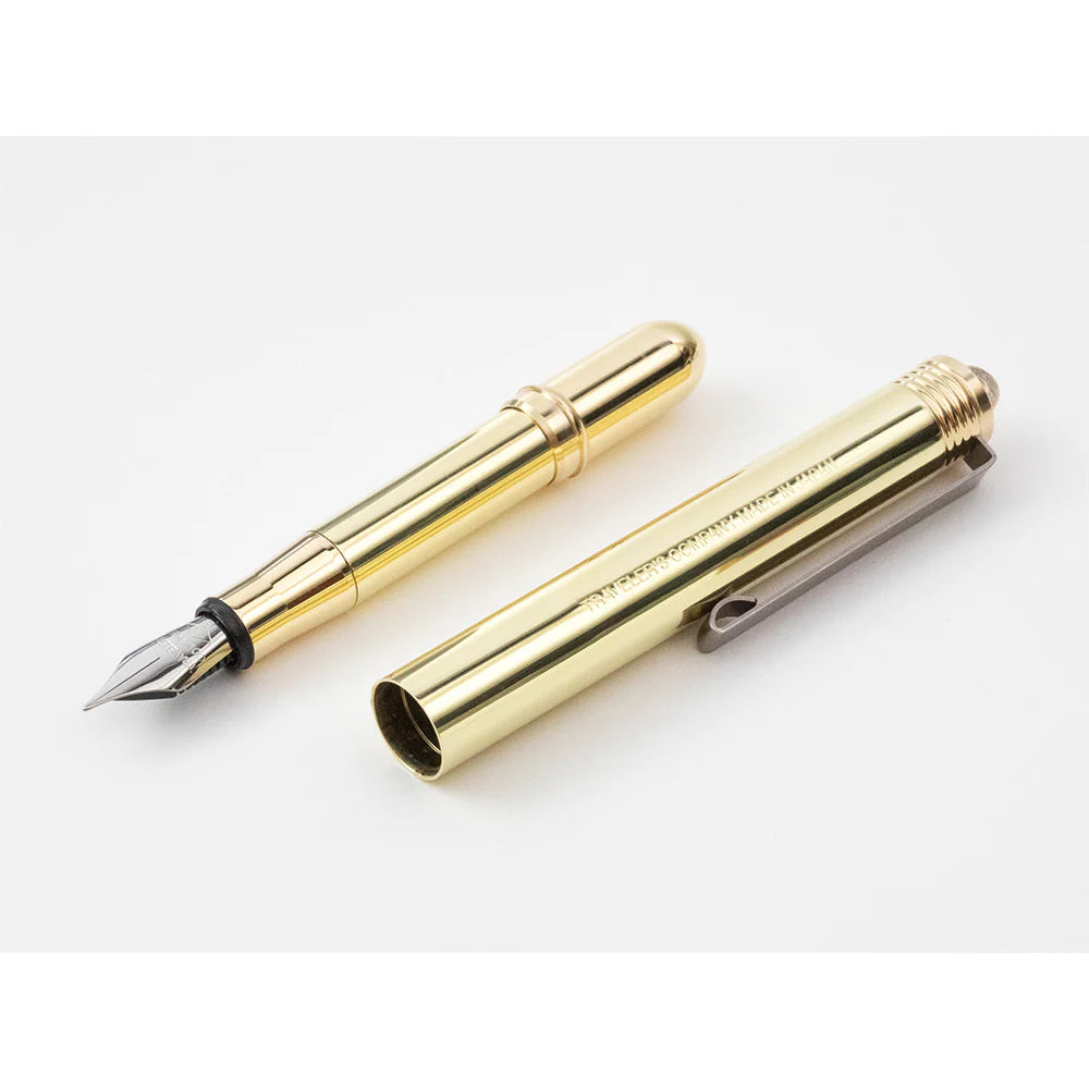 TRAVELER’S Company Brass Fountain Pen Fine Nib