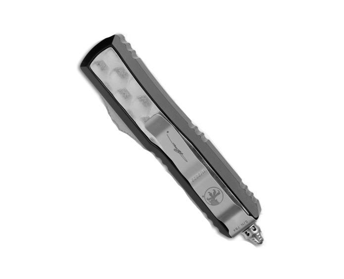 Microtech Daytona Signature Series Bubble Inlay Stonewash Standard Out the Front Knife