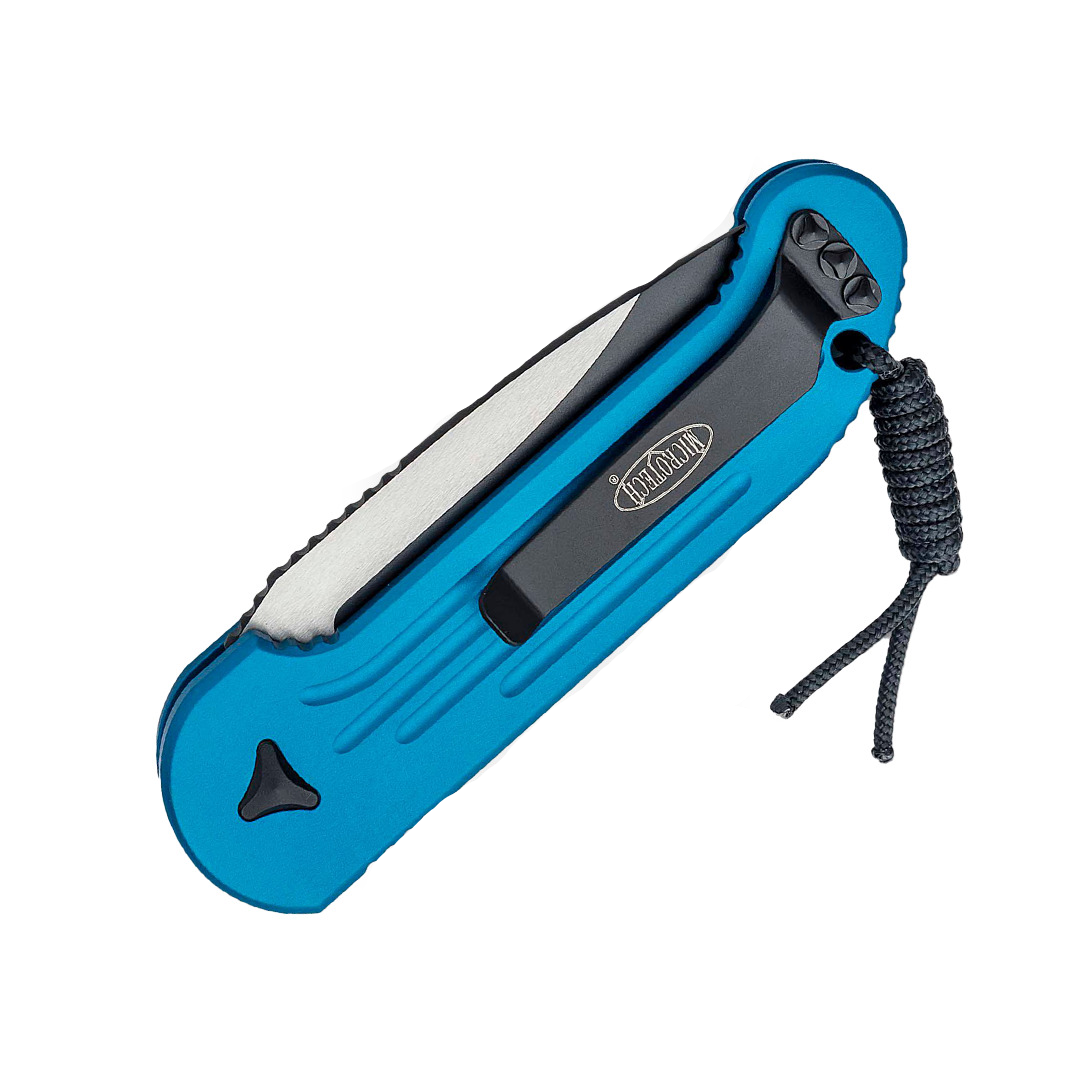 Microtech L.U.D.T. Blue Standard Auto Folding Knife