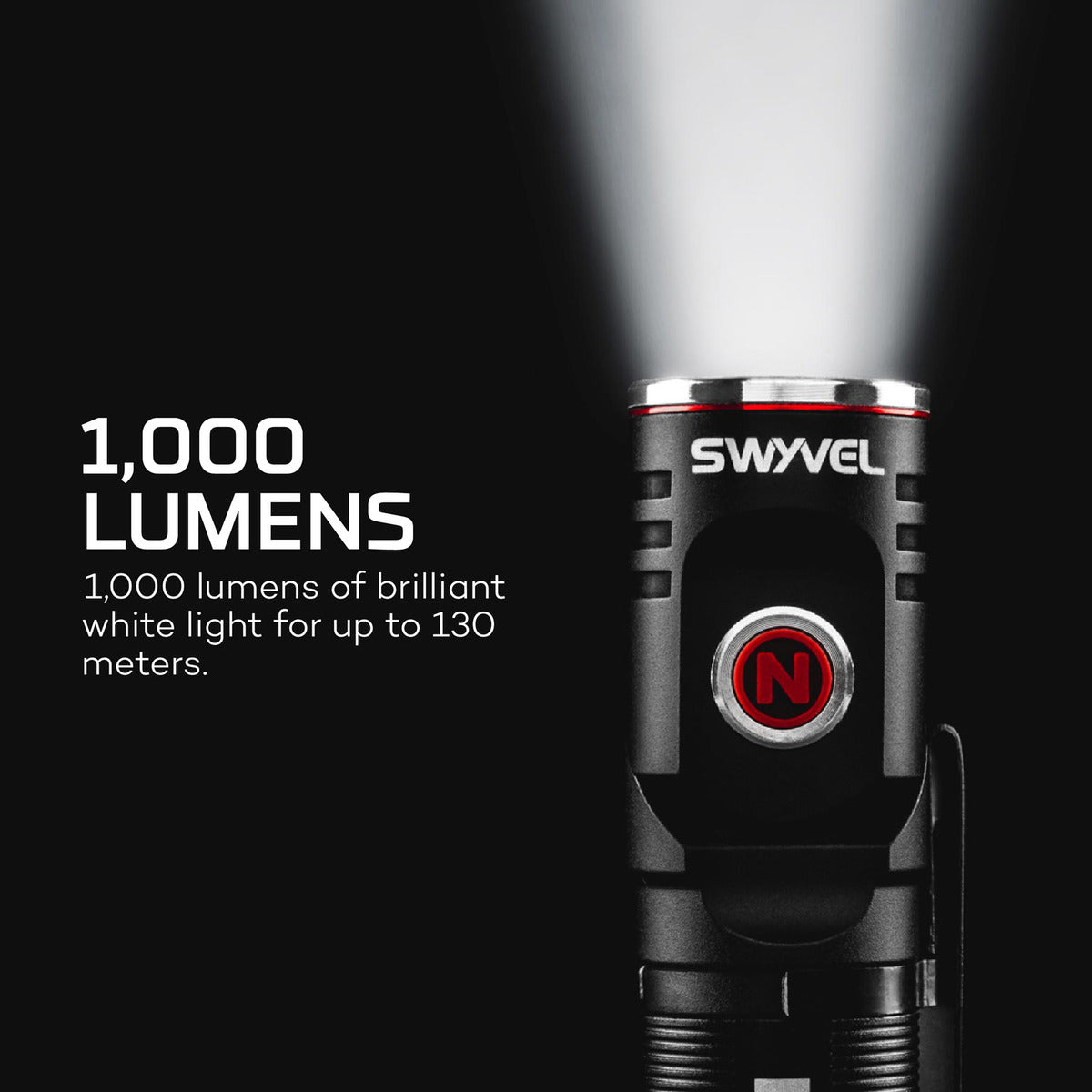 nebo flashlight 1000 lumens Nebo Swyvel Rechargable 1,000 Lumen Flashlight – Penchetta