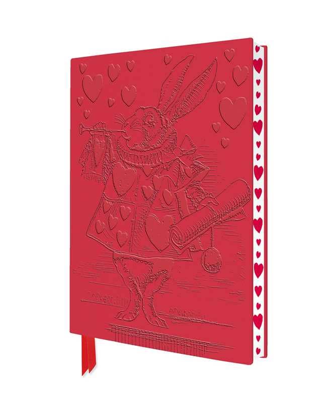 Flame Tree Journals: Alice in Wonderland: White Rabbit Flexi-cover Journal