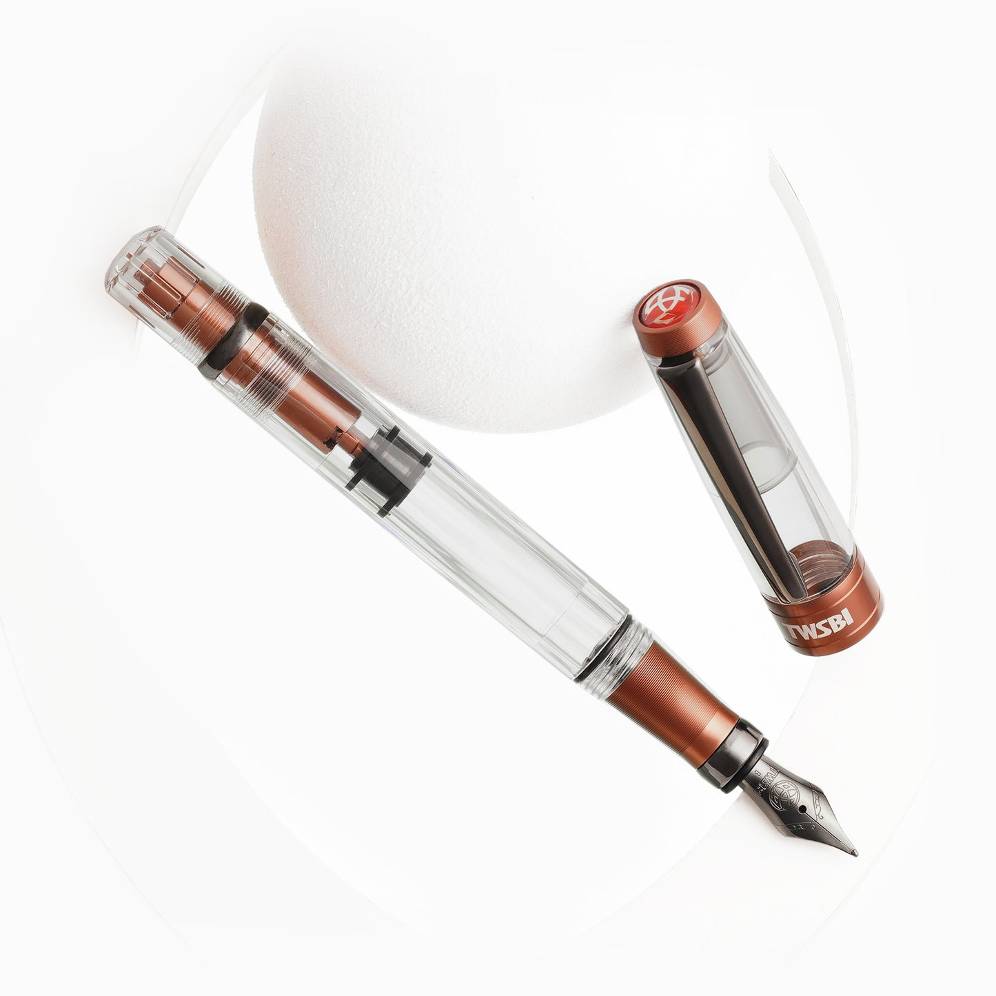 TWSBI Diamond 580ALR (Aluminum Ribbed Front Section cover) Fountain Pen