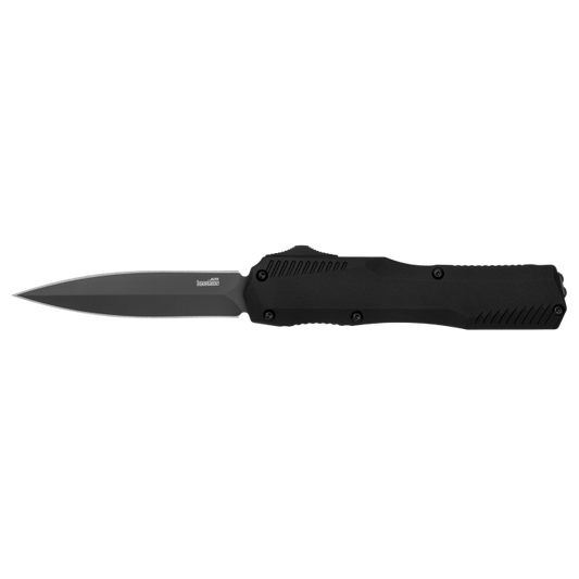 Kershaw Livewire Double Edge Black Magnacut Blade Out the Front Knife