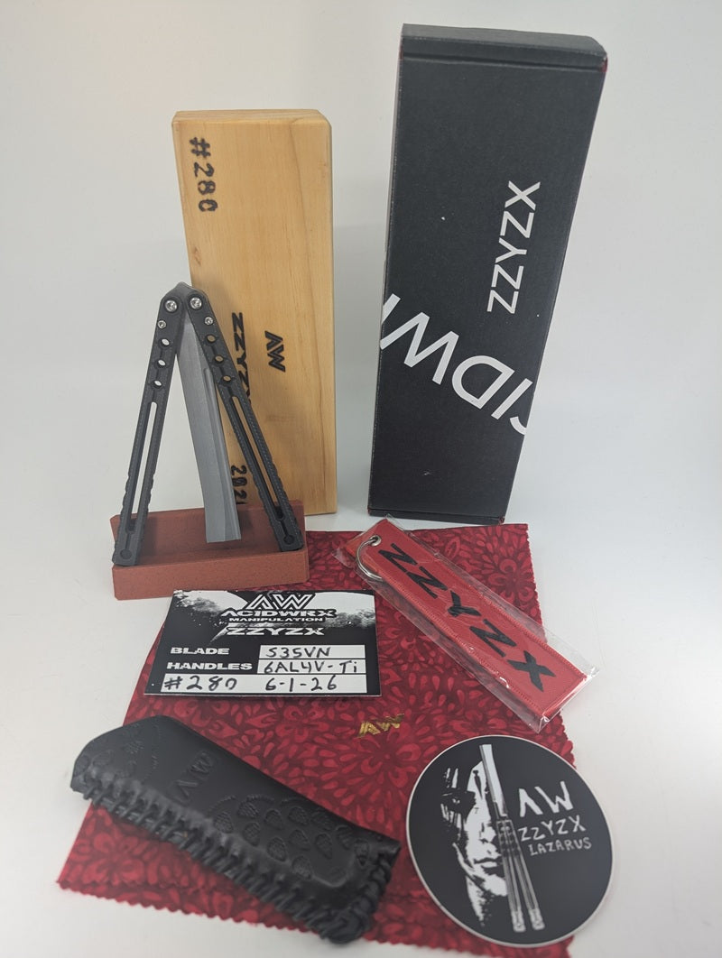 AcidWrx ZZYZX "Lazarus" Live Blade Balisong