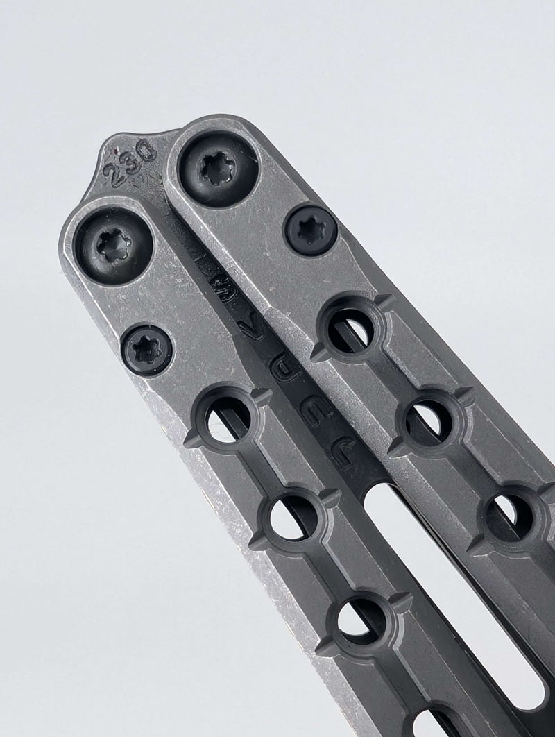 Acidwrx ZZYZX Judas Stonewashed Dulled Blade Balisong #230
